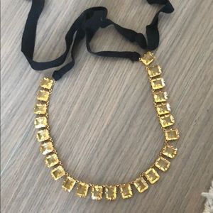 J. Crew Ribbon Necklace